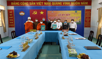 Ban Thường trực Ủy ban MTTQ Việt Nam tỉnh ký kết Chương trình phối hợp với Ban Trị sự Giáo hội Phật giáo Việt Nam tỉnh giai đoạn 2022 – 2026