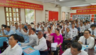 Đại hội đại biểu điểm Hội Nông dân xã Lương Hòa A, huyện Châu Thành lần thứ V, nhiệm kỳ 2023-2028